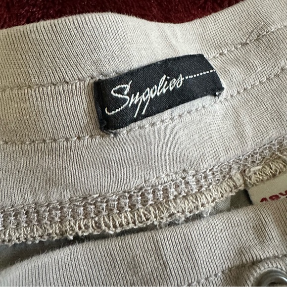 Supplies Tan Cargo Shorts with Elastic Waistband and Relaxed Fit 18W - Picture 4 of 8